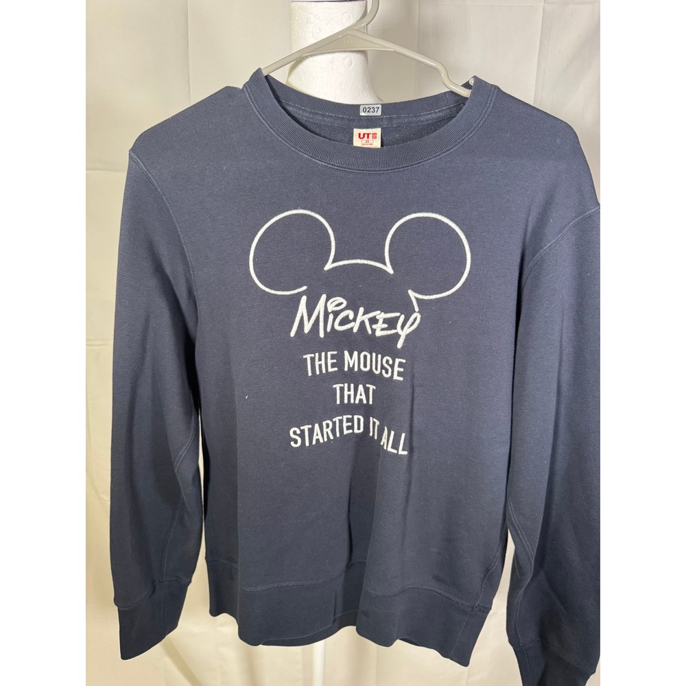 Uniqlo Disney Mickey Mouse The Mouse That Started It All Crewneck Sweatshirt XS